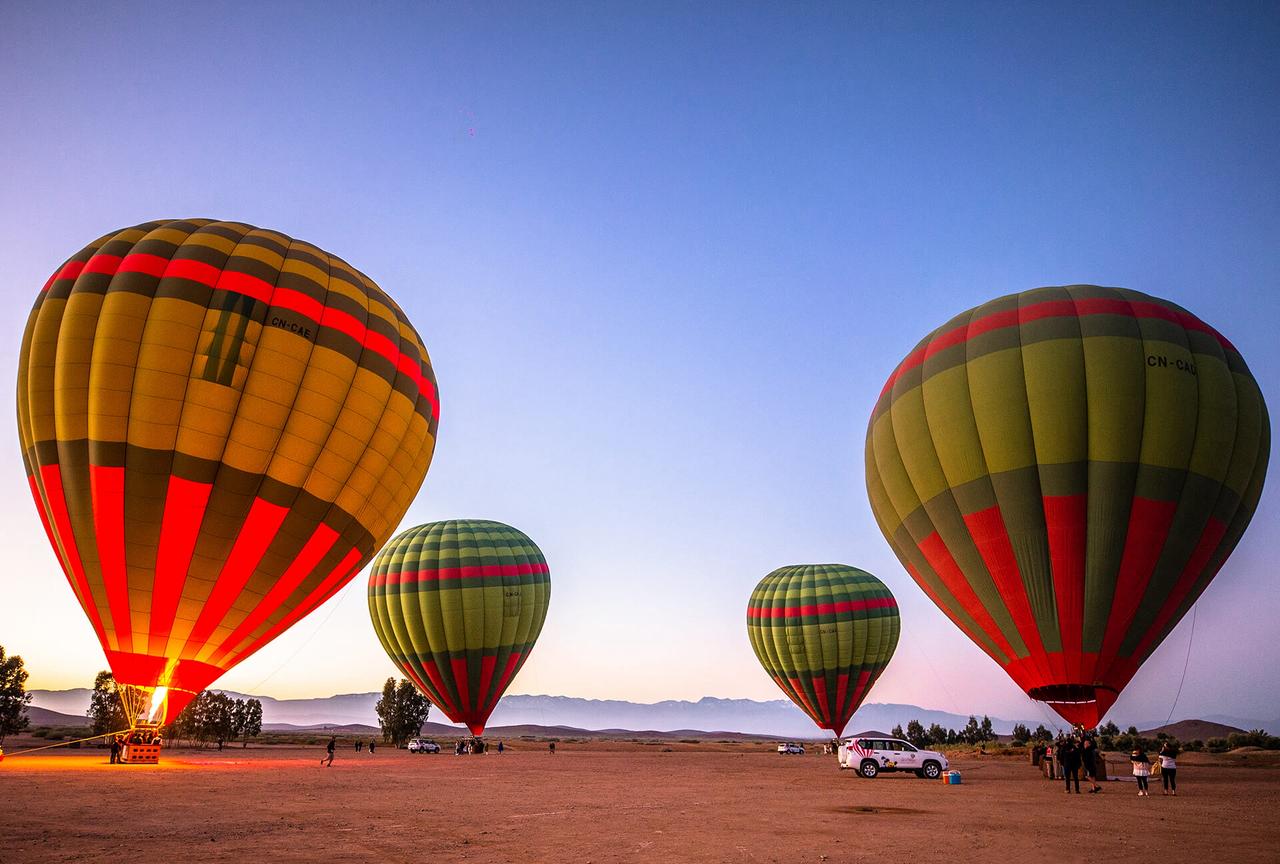 Sunset Marrakech adventure preview for hot air balloon experience